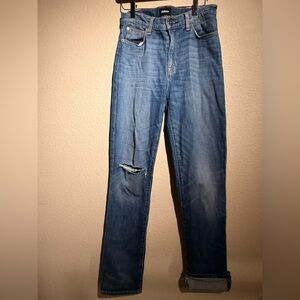 Hudson Zoeey High Rise Straight Leg Jeans